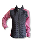James & Nicholson Damen Strickfleece Hybrid Jacke Steppjacke JN741