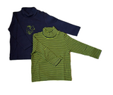 Kinder Rollis 2er-Pack Blau/Grau, Navy/Grün, Blau/Grün, Rosa Gr. 74/80