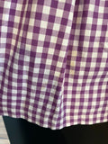 Damen Trachten Dirndl ärmellos Lila, Weiß kariert Gr. 34 v. C&A