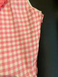 Damen Trachten Dirndl ärmellos Rosa-Weiß kariert ca. Gr. 38 v. Trachtenkaiser
