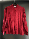 Damen Trachten Bluse/Hemd Bordeaux ca. Gr. 44 v. Alpe Trachtenmode
