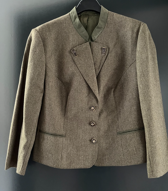 Damen Trachten Janker/Jacke Grün ca. Gr. 42 v. Hubertus