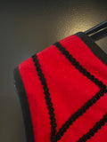 Damen Trachten Dirndl ärmellos Schwarz, Rot, Gold ca. Gr. 40