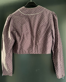 Damen Trachten Janker/Jacke Lila geblümt ca. Gr. 40