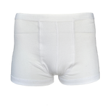 Herren Retropants Feinripp Schwarz Weiß Baumwolle Gr. M L