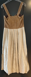 Damen Trachten Dirndl ärmellos Braun, Beige ca. Gr. 38 v. CountryLine