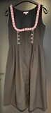 Damen Trachten Dirndl ärmellos schwarz, Rosa ca. Gr. 36/38 v. Port Louis
