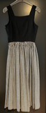 Damen Trachten Dirndl ärmellos Schwarz, Weiß kariert ca. Gr. 36 v. Rowe