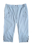 Damen Caprihose Blau, Mint Gr. 42, 46, 48, 50