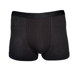 Herren Retropants Feinripp Schwarz Weiß Baumwolle Gr. M L