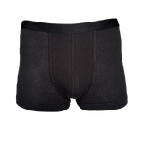 Herren Retropants Feinripp Schwarz Weiß Baumwolle Gr. M L