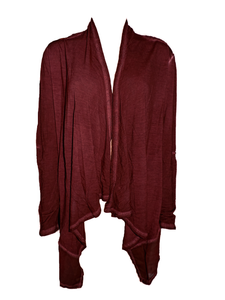 Capuccino Damen Cardigan Jacke Rot Gr. 38