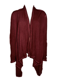 Capuccino Damen Cardigan Jacke Rot Gr. 38