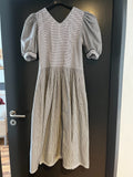 Damen Trachten Dirndl kurzarm Schwarz, Weiß gemustert Gr. 40 v. Berwin & Wolff