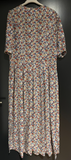 Damen Trachten Dirndl kurzarm Mehrfarbig gemustert ca. Gr. 42 v. Petressa