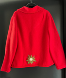 Damen Trachten Janker/Jacke Rot ca. Gr. 46 v. Gerli Exquisite