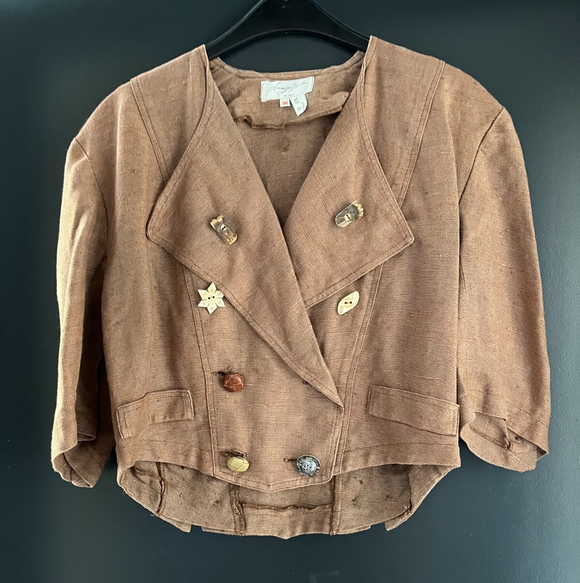 Damen Trachten Janker/Jacke braun ca. Gr. 36 v. L. Bandini