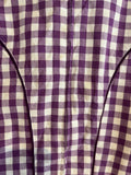 Damen Trachten Dirndl ärmellos Lila, Weiß kariert Gr. 34 v. C&A