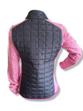 James & Nicholson Damen Strickfleece Hybrid Jacke Steppjacke JN741
