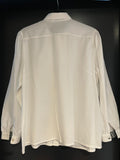 Damen Trachten Bluse/Hemd Weiß mit Stickerei ca. Gr. 46 v. Hammerschmid