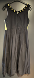Damen Trachten Dirndl ärmellos Schwarz, Gelb ca. Gr. 42 v. Oscartrachten