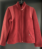 Damen Trachten Janker/Jacke bordeauxrot ca. Gr. 42 v. Geiger