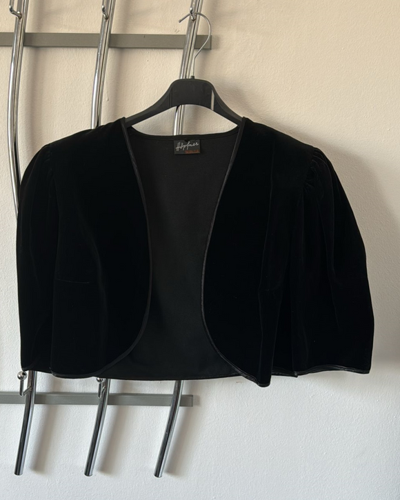 Damen Trachten Bolero Samt schwarz Gr. 40 v. Höpfner