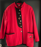 Damen Trachten Janker/Jacke Rot ca. Gr. 46