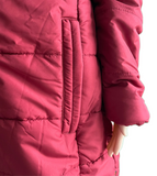 MAUI Damen Steppmantel rot schwarz Gr. S M L XL