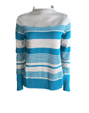 Paola Damen Pullover Silber/Rot, Silber/Rosa, Silber/Türkis Gr. S,M,L,XL