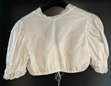 Damen Trachten Dirndl Bluse kurzarm weiß ca. Gr. 42 v. Chiemseer Dirndl