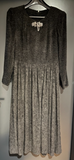 Damen Trachten Dirndl langarm Schwarz Glitzer Gr. 38 v. Steinbock