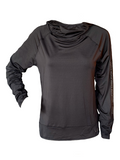 Venice Beach Damen Shirt MINKA Schwarz Langarm Gr. XS