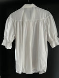 Damen Trachten Bluse 3/4 Arm Weiß ca. Gr. 36/38 v. Grubig Trachten