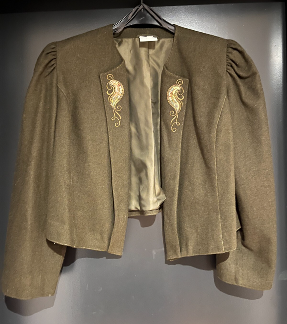 Damen Trachten Janker/Jacke Grün ca. Gr. 46