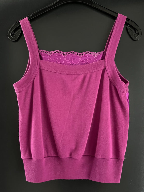 Damen Oberteil ärmellos Lila ca. Gr. 38/40