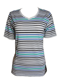 Joy Damen T-Shirt Gestreift Gr. 36 38