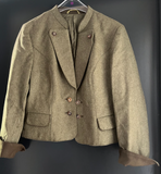 Damen Trachten Janker/Jacke Grün ca. Gr. 46 v. Orig. Bayerischer Loden