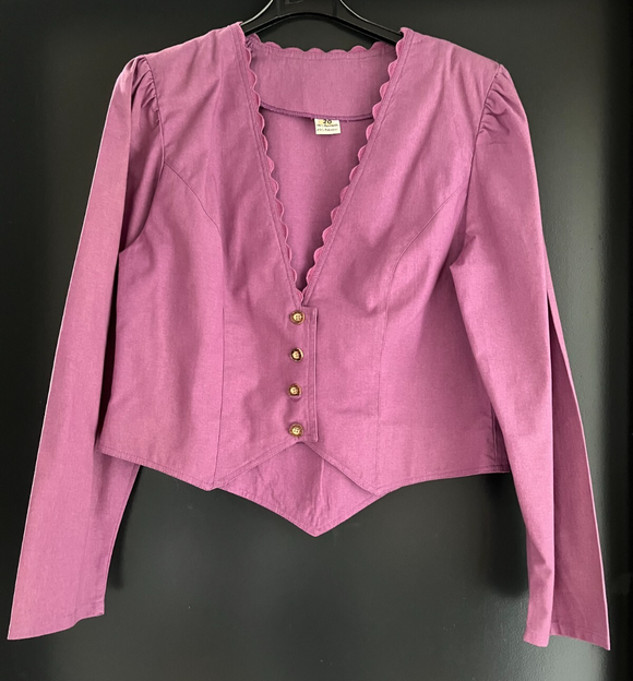 Damen Trachten Janker/Jacke Lila ca. Gr. 42