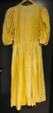 Damen Trachten Dirndl 3/4 Arm Gelb ca. Gr. 40