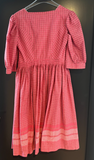 Damen Trachten Dirndl 3/4 Arm Rosa gemustert Gr. 38 v. Rose-Dirndl