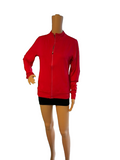 Venice Beach Damen Sportjacke Skyler 100105   Langarm ruby red XS S M L XL