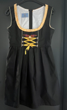 Damen Trachten Dirndl ärmellos schwarz gelb Gr. 40 v. Spirit of Bavaria