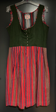 Damen Trachten Dirndl ärmellos Mehrfarbig gemustert Gr. 44 v. Wendelstein DIrndl