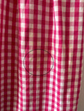 Damen Trachten Dirndl ärmellos rosa weiß kariert Gr. 34 v. Spieth & Wensky