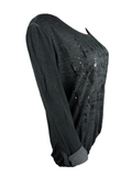 Key Piece Damen Shirt Langarm Grau Gr. 38