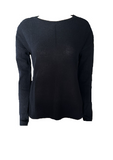 Damen Kaschmir Pullover Langarm Navy, Schwarz, Grau, Braun Gr.  S, M, L