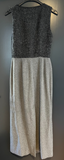 Damen Trachten Dirndl ärmellos Grau mit Schlitz Gr. 36 v. H. Moser