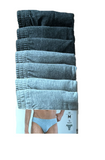 Herren Slip Unterhose 7er-Pack Weiß, Schwarz, Grau, Blau Gr. M, L, XL, 2XL