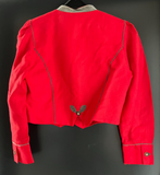 Damen Trachten Janker/Jacke Rot ca. Gr. 40 v. C&A Orig. Alpen-Trachten